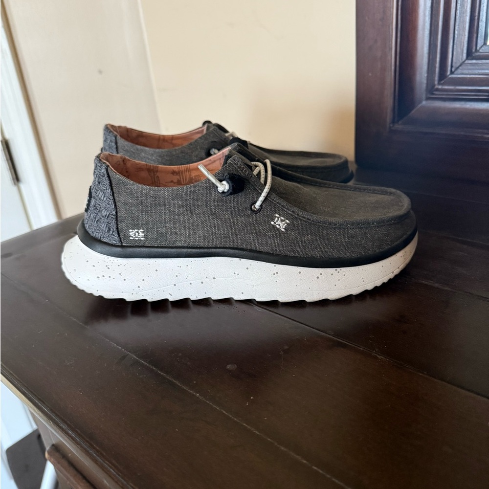 Womens HEYDUDE Wendy Slip-On Casual Shoe - Charcoal